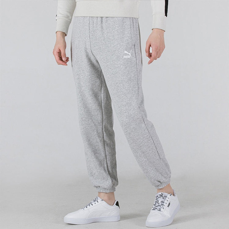 PUMA PUMA Logo Classics Pants 'Grey' 535261-04 outlook