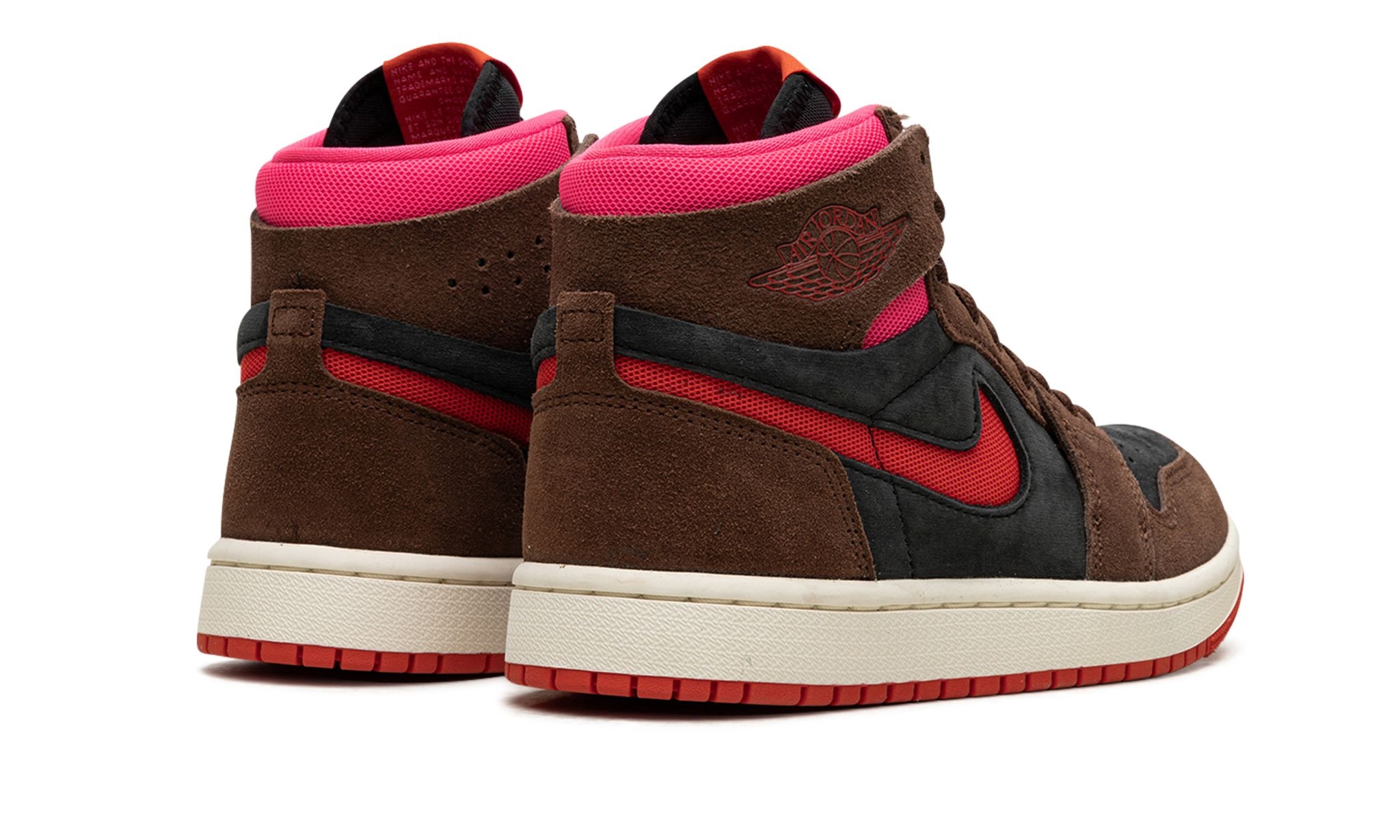 AIR JORDAN 1 ZOOM AIR CMFT MNS WMNS "Cacao Wow/Picante Red/Black/Hyper Pink" - 3