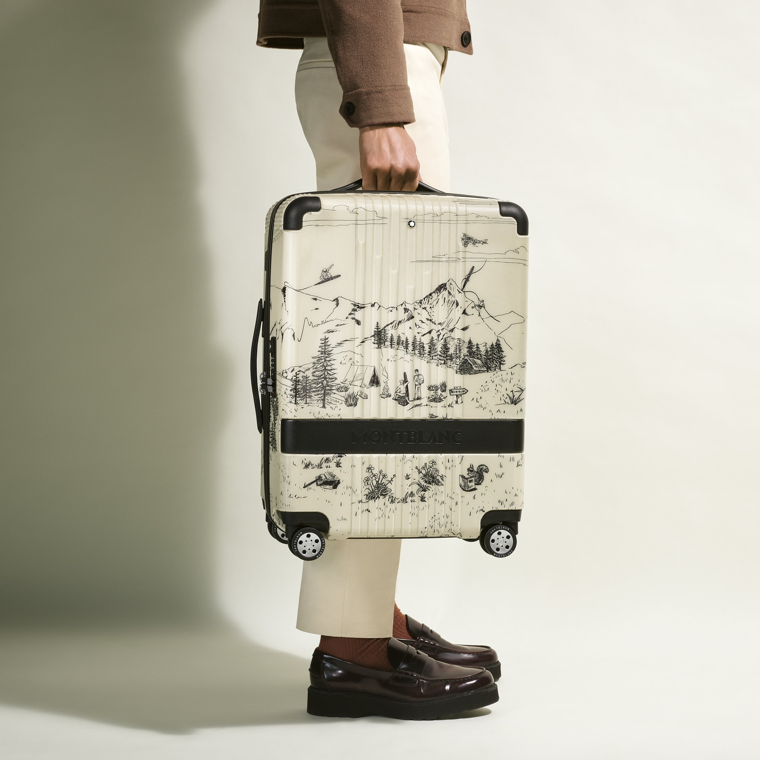 Happy Holidays #MY4810 cabin trolley - 9