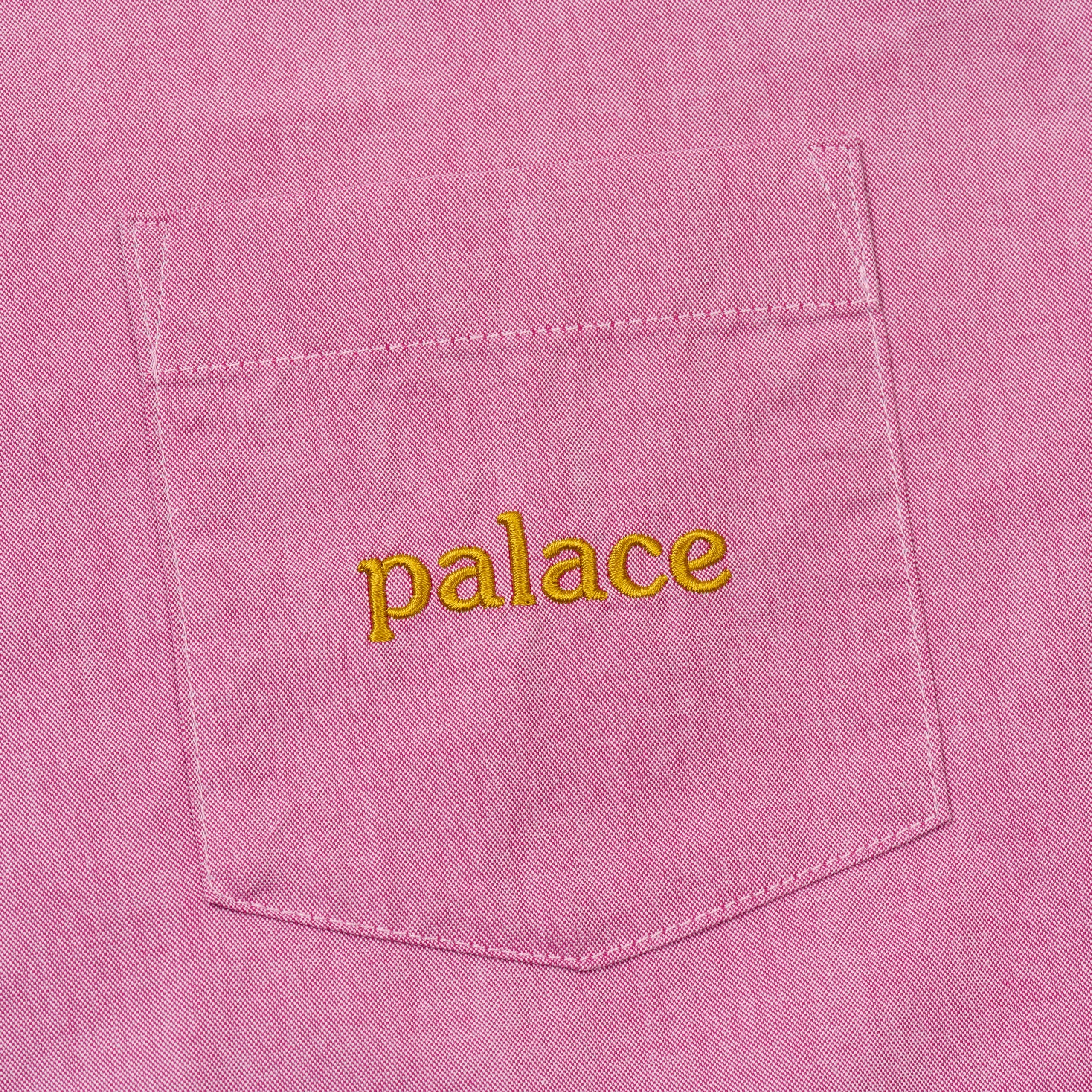PALACE OXFORD SHIRT BURGUNDY - 3