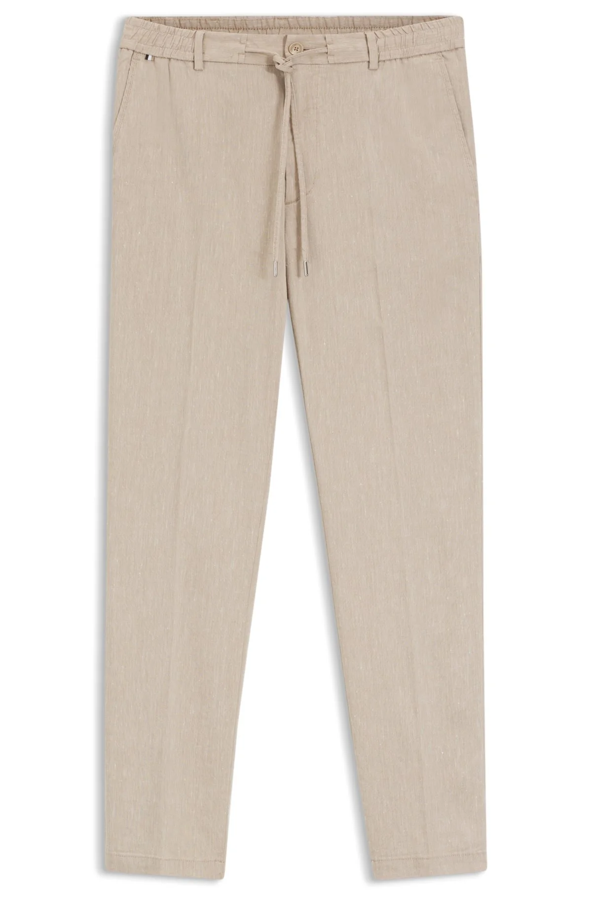 MODERN-FIT TROUSERS IN A LINEN BLEND - 1