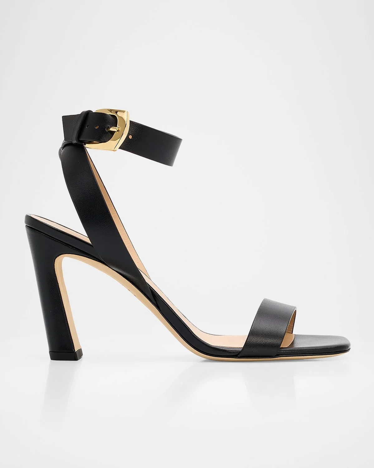 85mm Sai Leather Ankle-Strap Sandals - 1