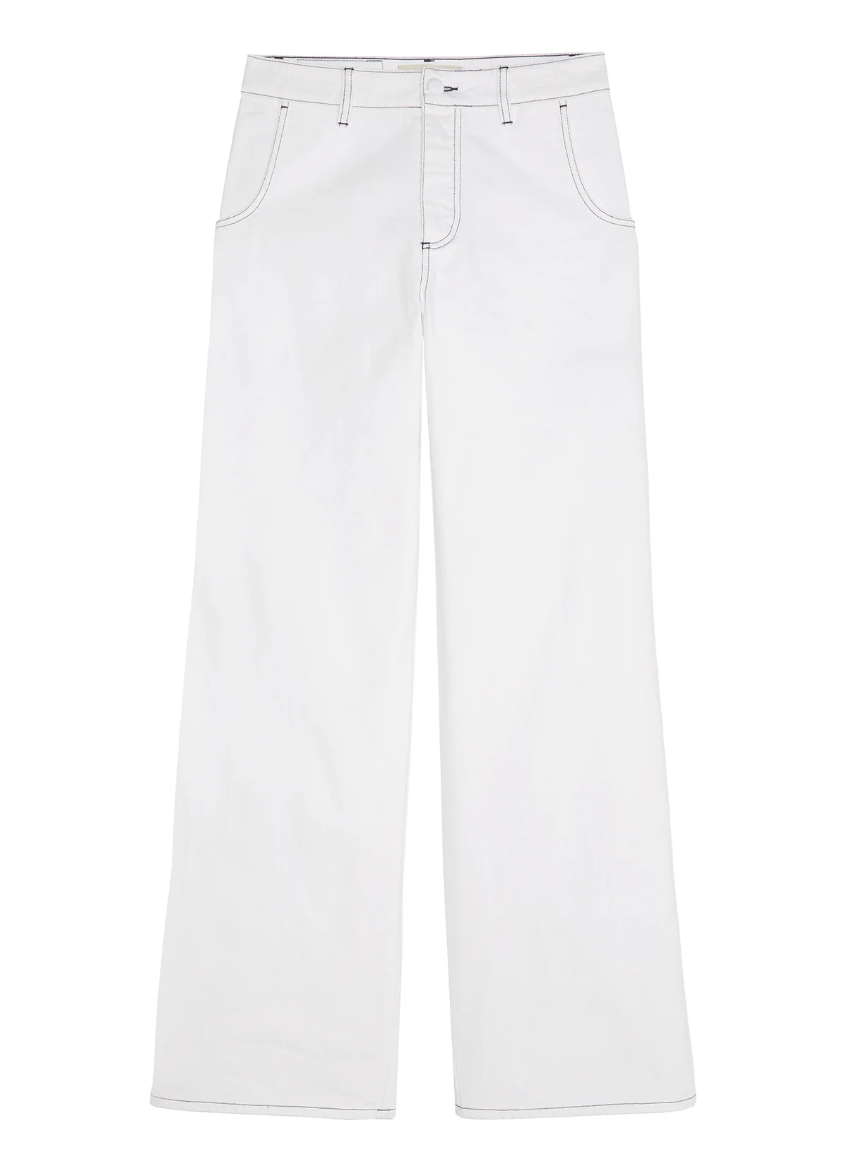 WHITE ALBA JEANS - 1