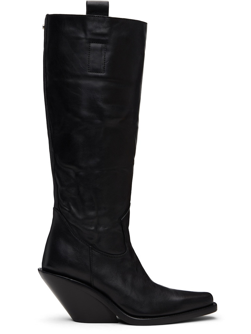 Black Lidar Western Boots 1