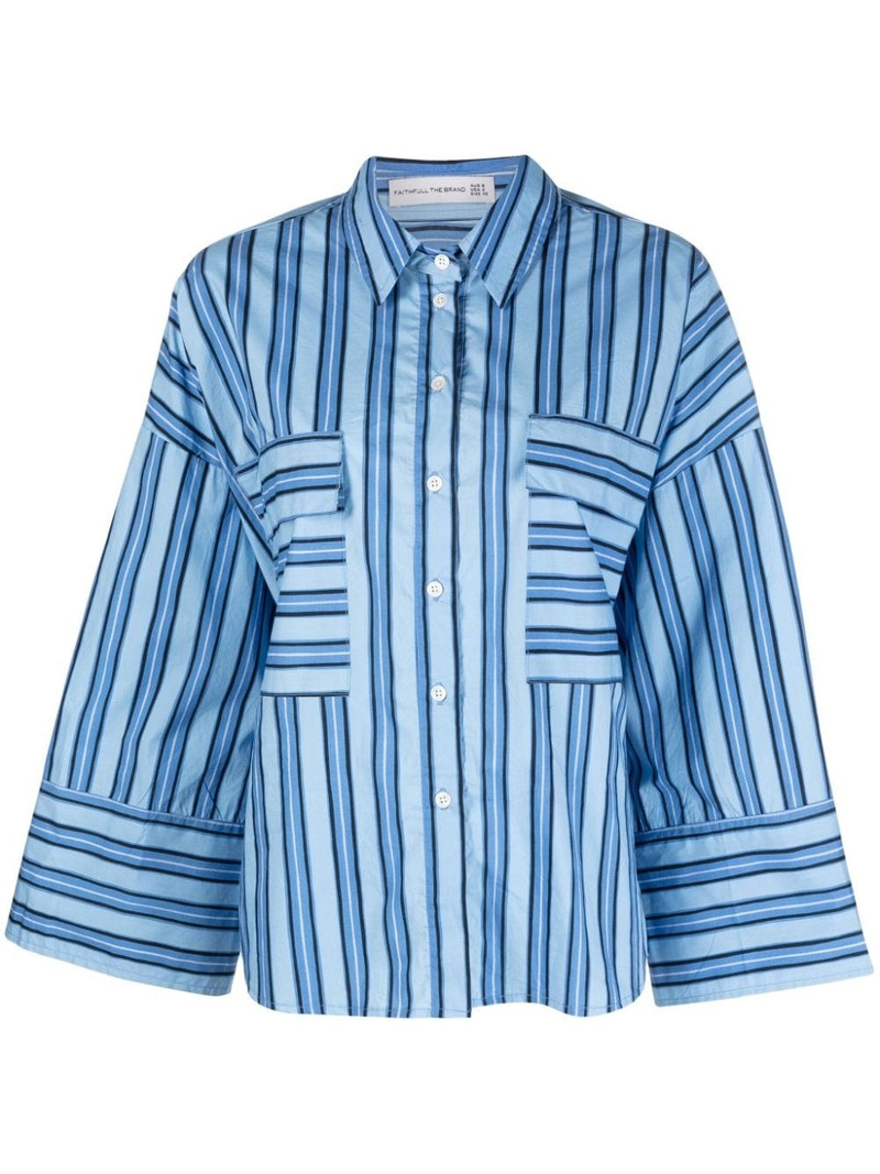multi-way striped organic-cotton shirt 1