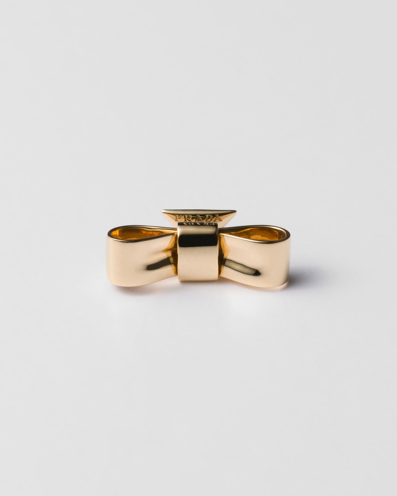 Eternal Gold Bow earrings - yellow gold 1