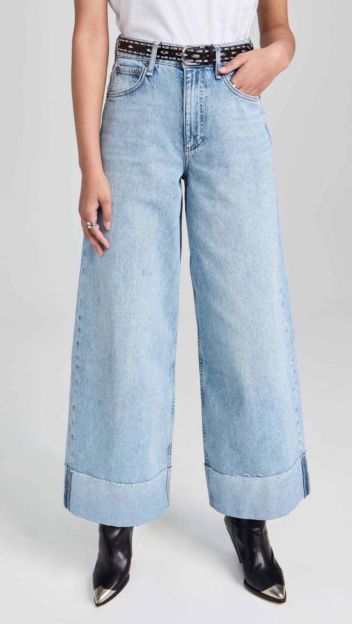 Sofie Crop with Cuff Jeans - 1