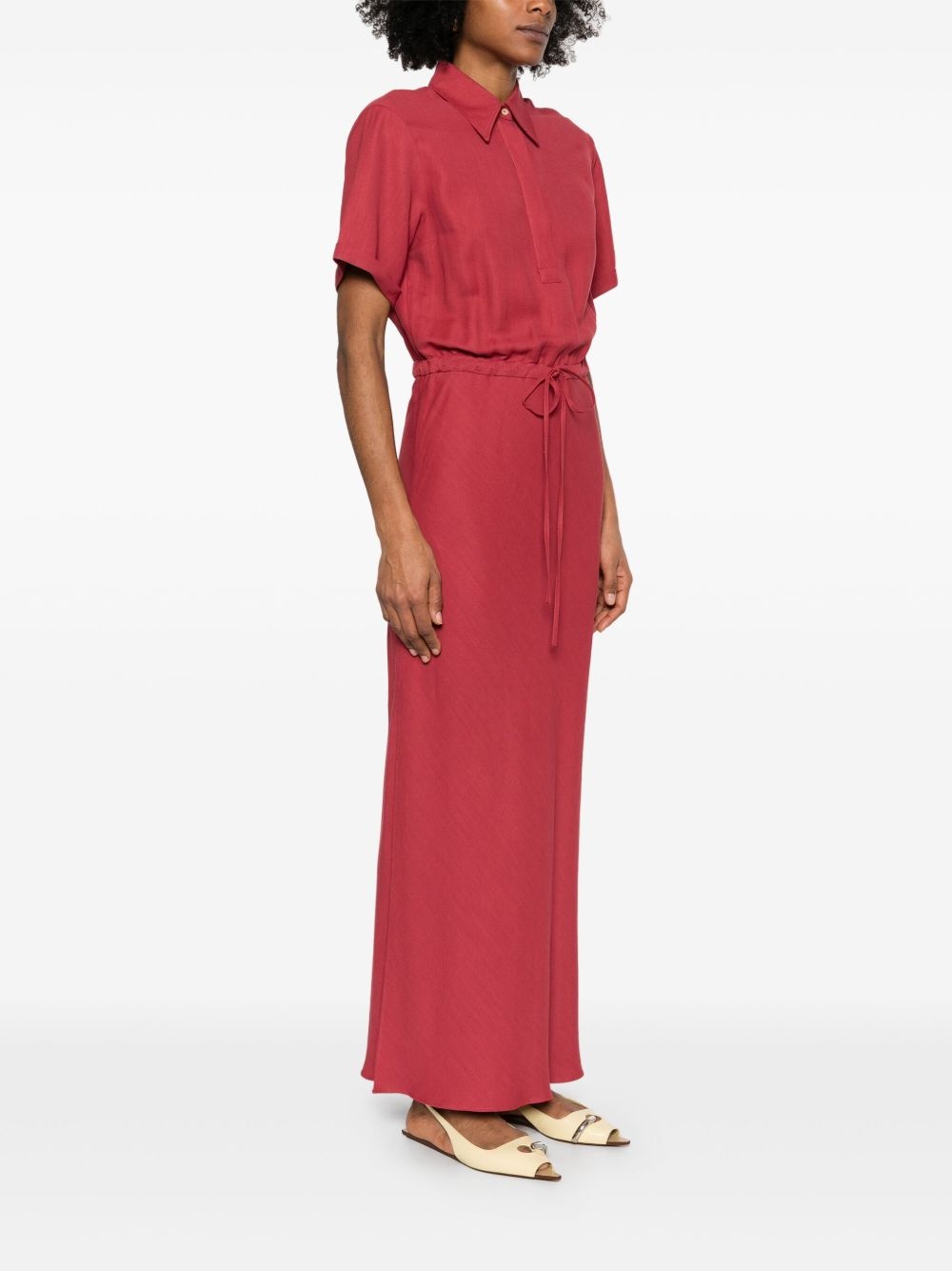 twill maxi dress - 3