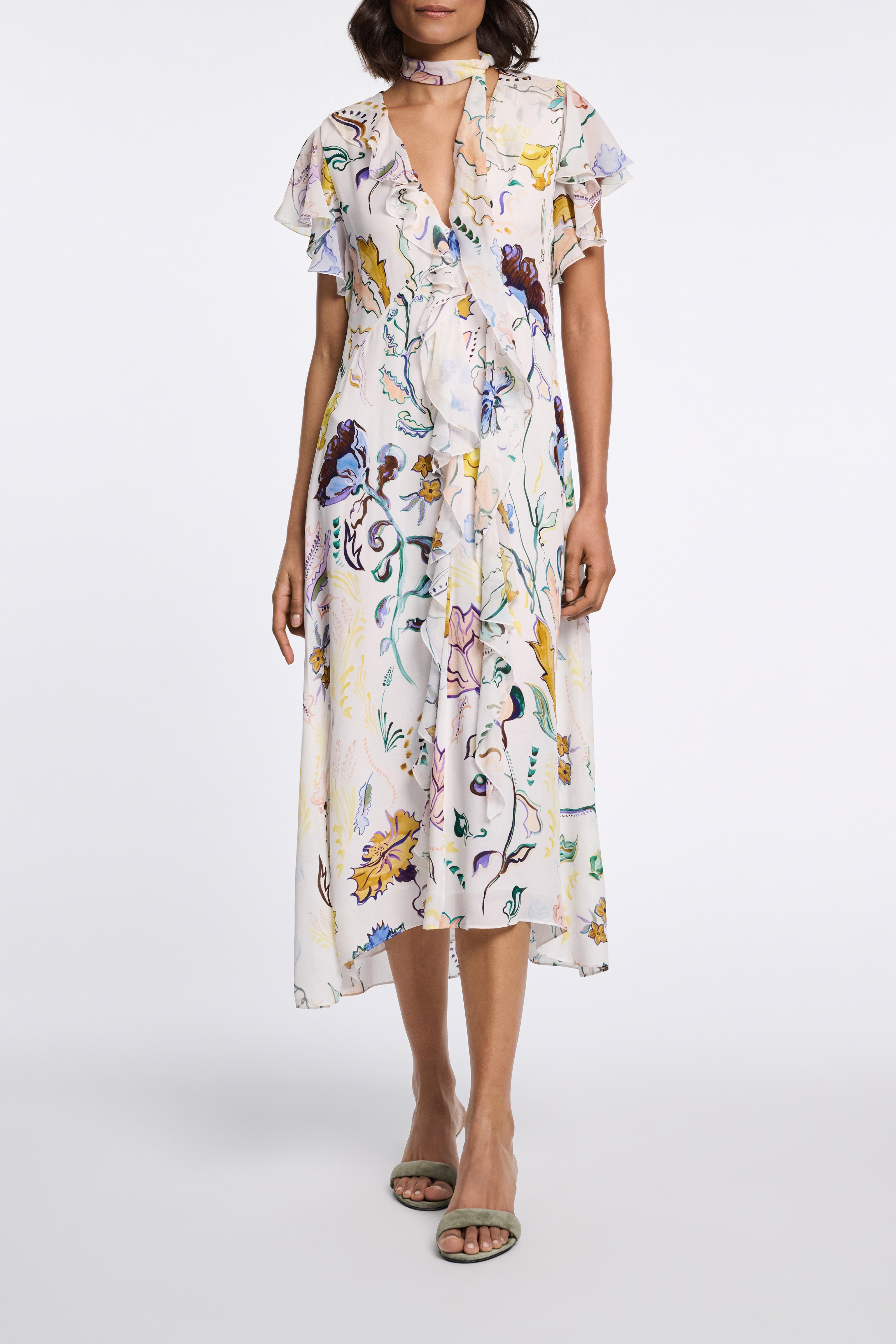 FLORAL TWIST dress - 2