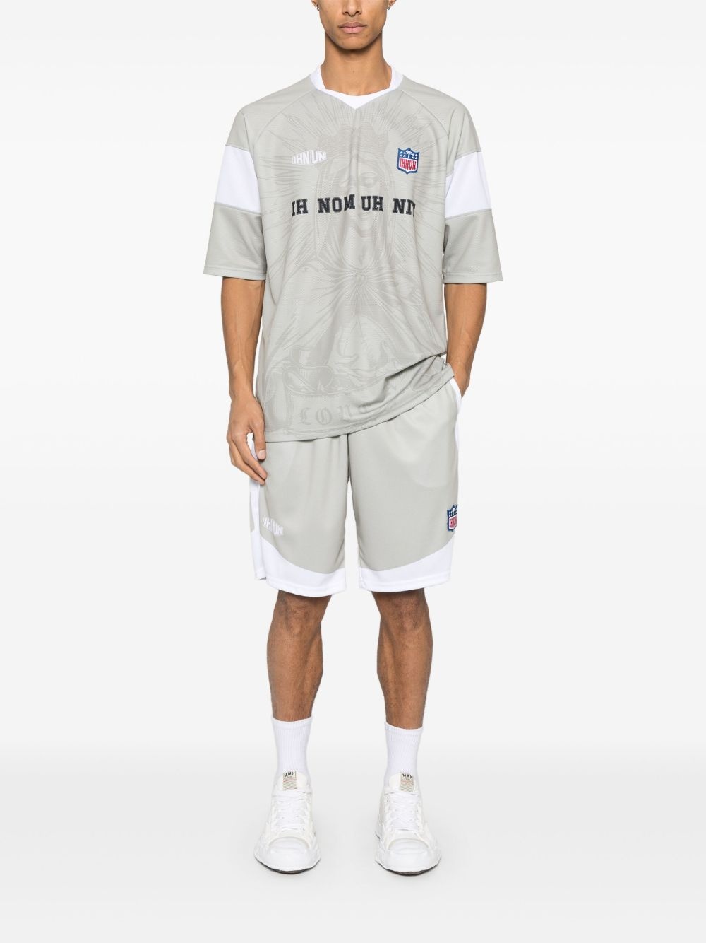 logo jersey shorts - 2