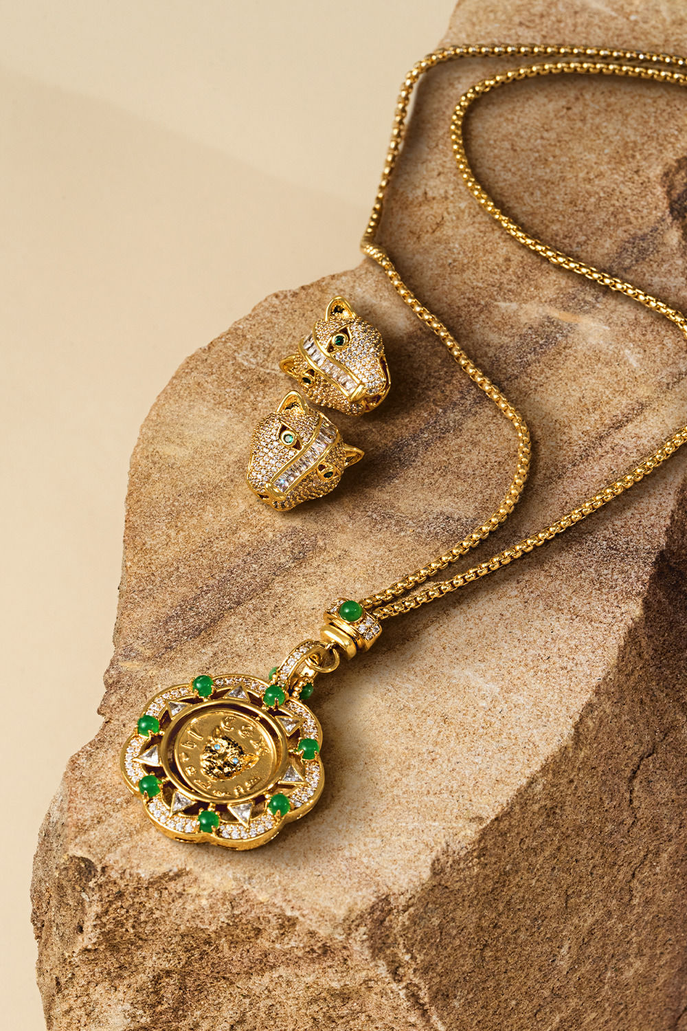 FIERCE FOLKLORE BASTET STUD EARRINGS - 3