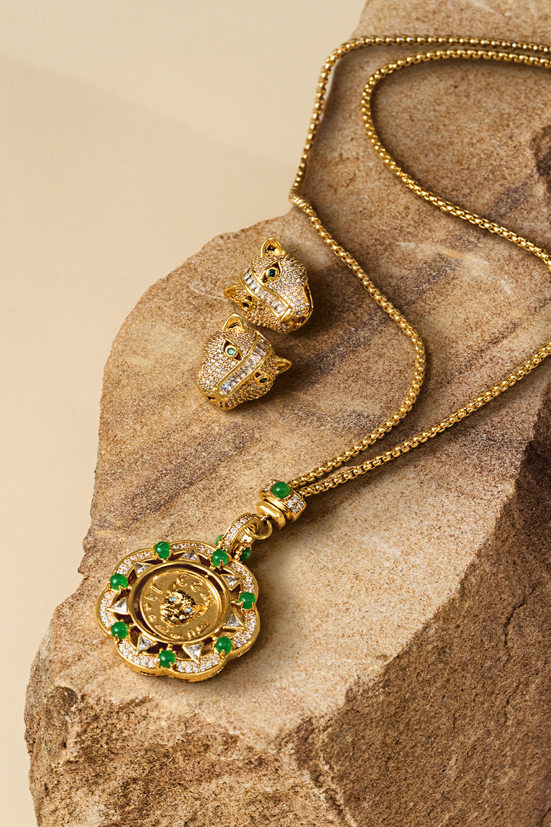 FIERCE FOLKLORE BASTET STUD EARRINGS 3