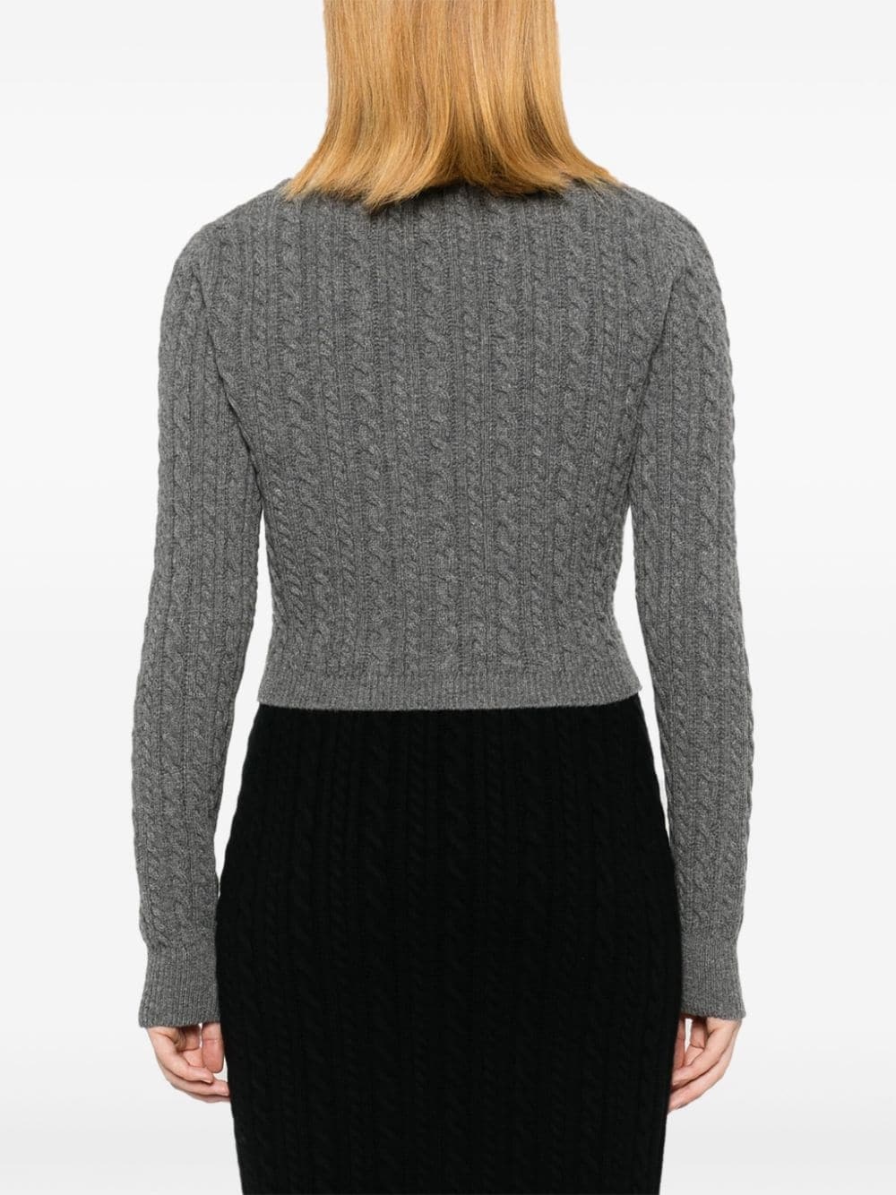 knitted wool cardigan - 4