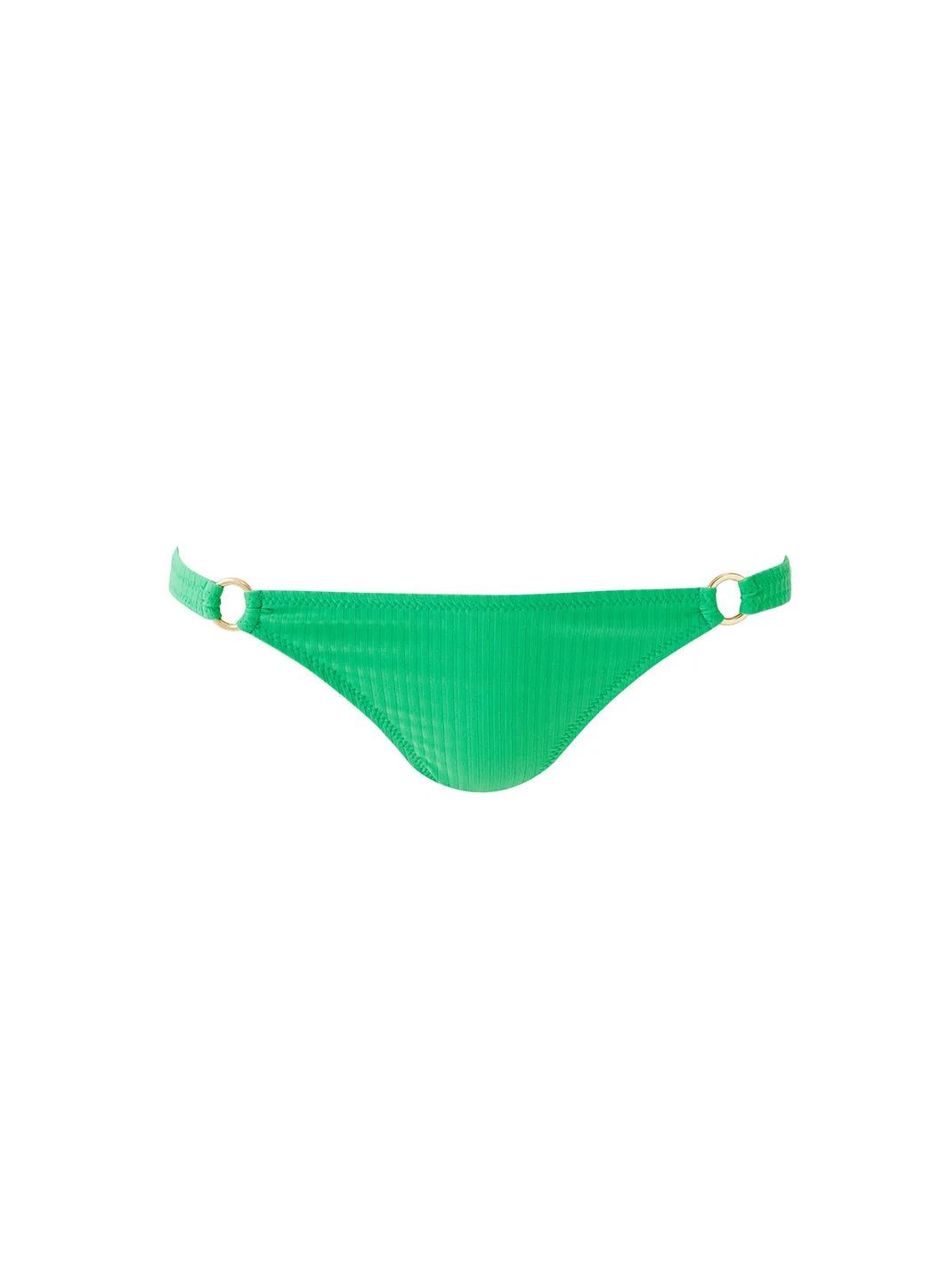 MONTENEGRO GREEN RIBBED BIKINI BOTTOM - 1