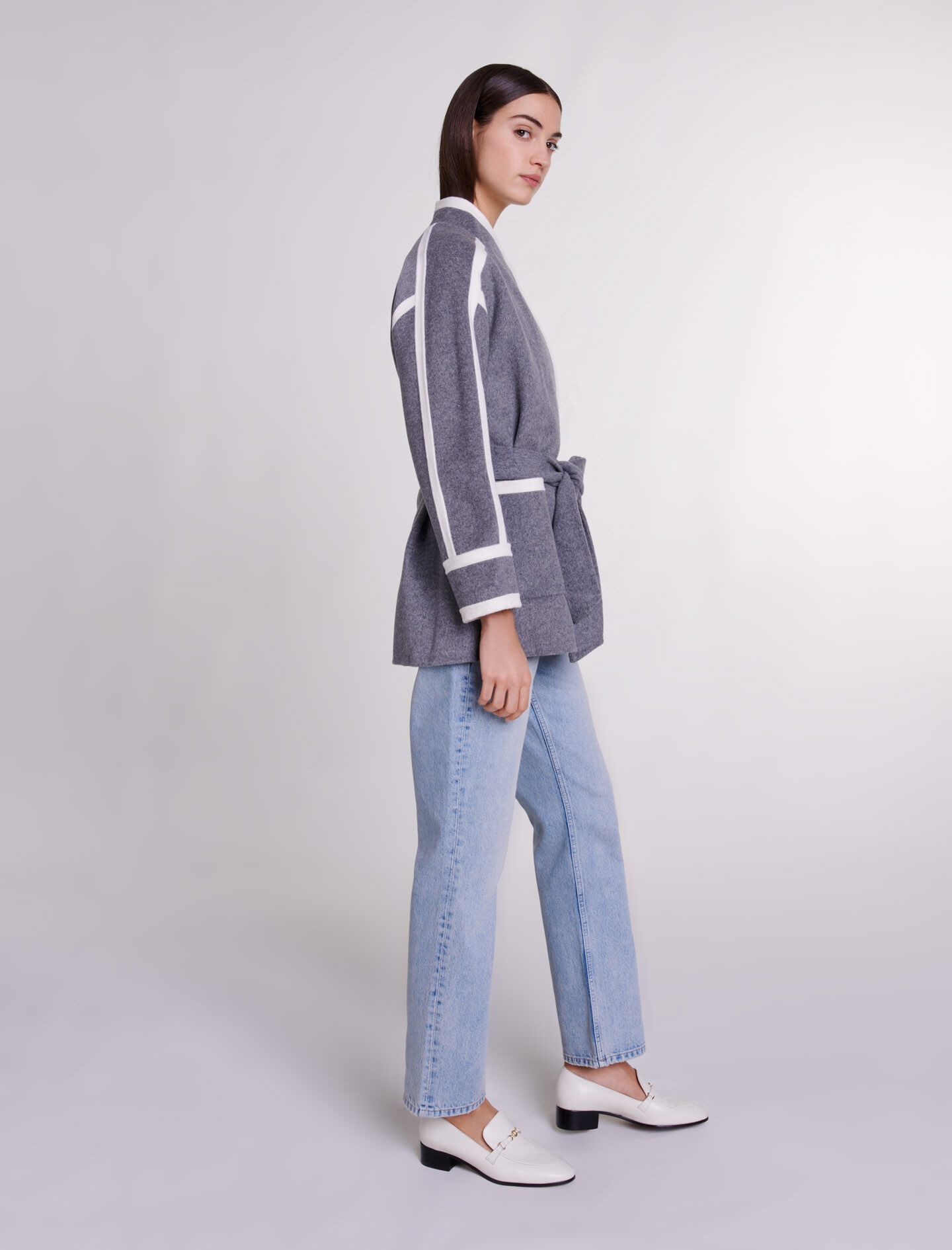 Short two-tone coat - 3