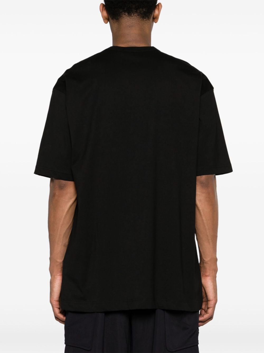 drop-shoulder cotton T-shirt - 4
