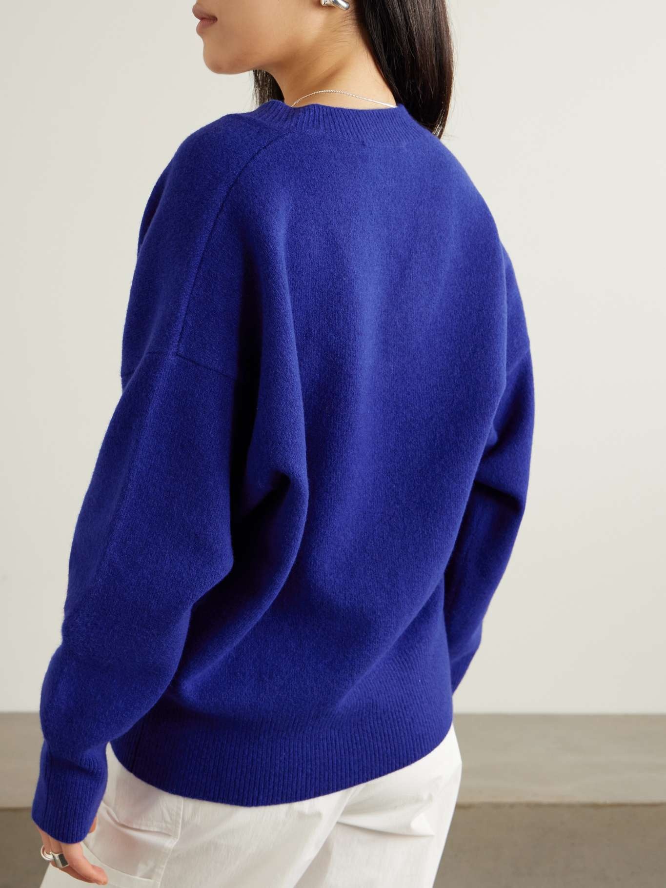 Wool-blend sweater Indigo - 3