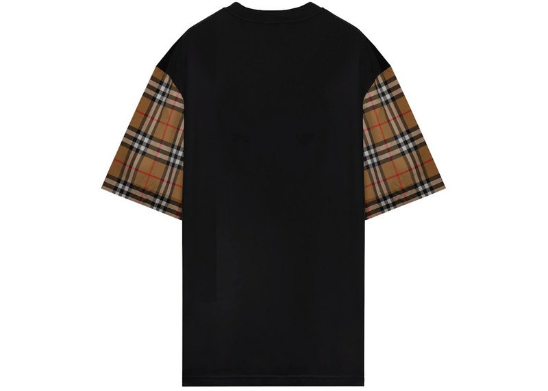 Burberry Burberry Vintage Check Oversized T-shirt Black outlook