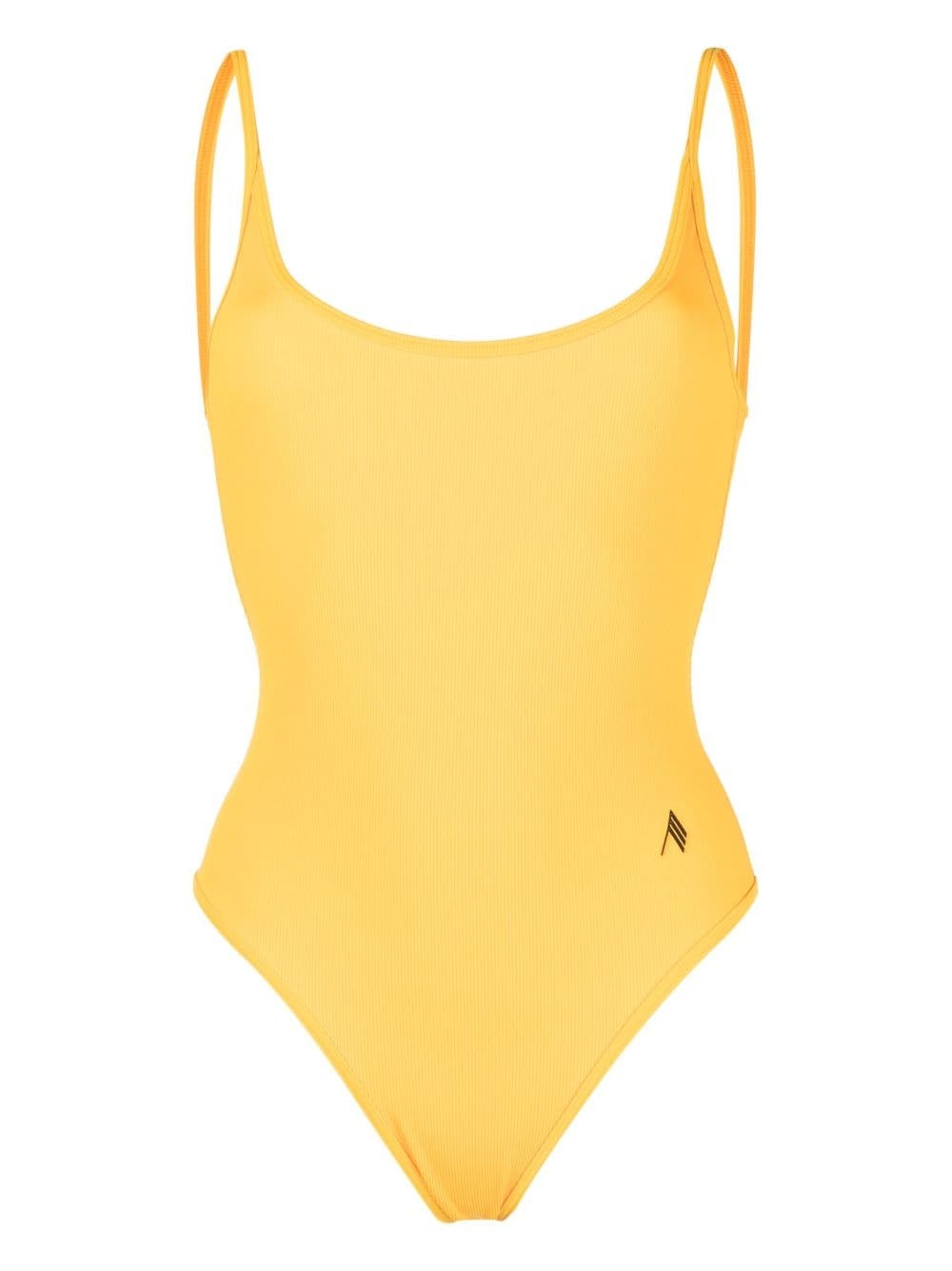 logo-print swimsuit - 1