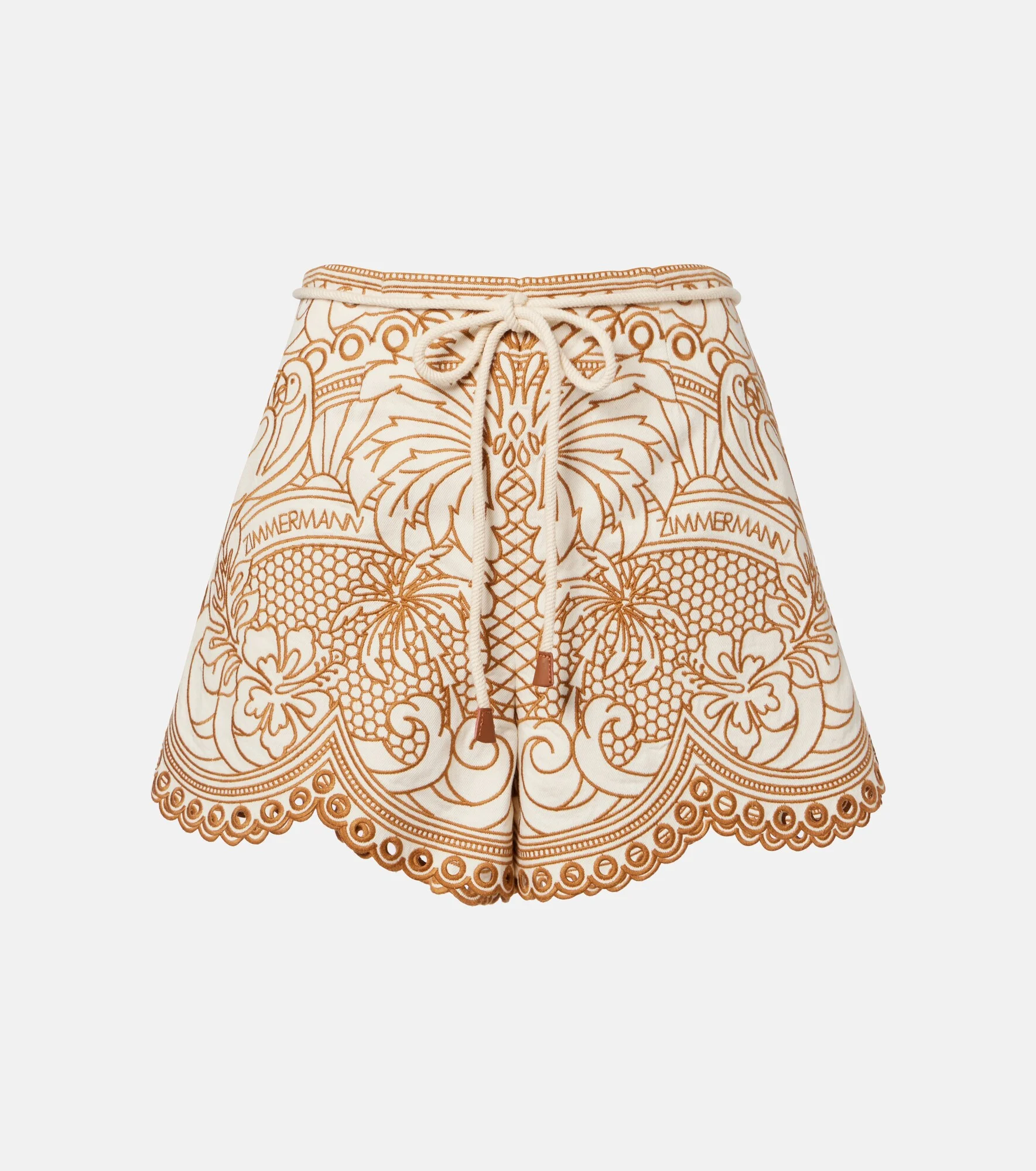 Como embroidered cotton shorts - 1