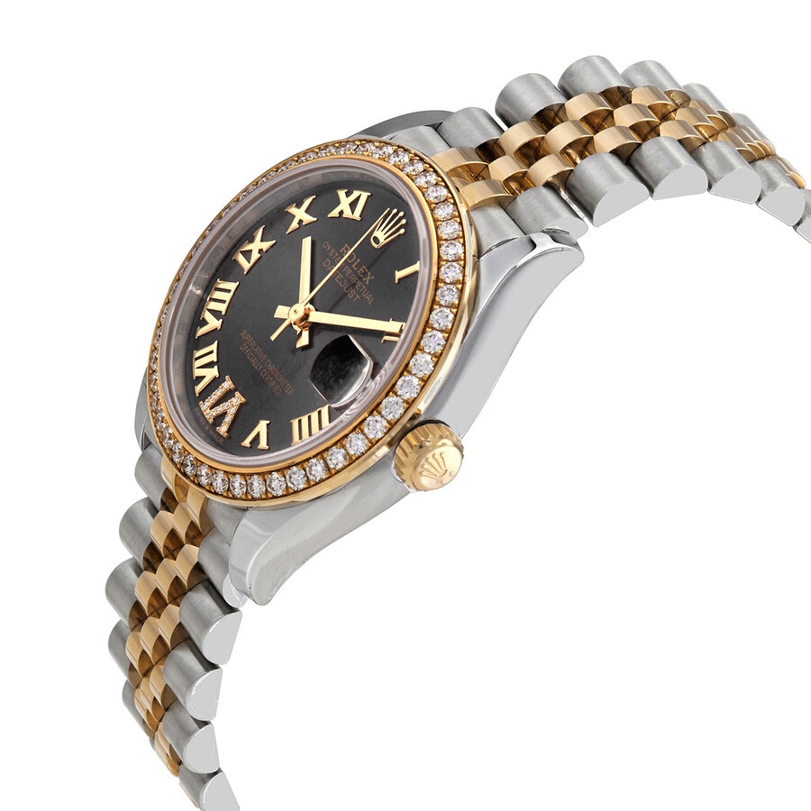 Rolex Datejust 31 Grey Dial Ladies Steel and 18kt Yellow Gold Jubilee Watch 278383GYRDJ - 2