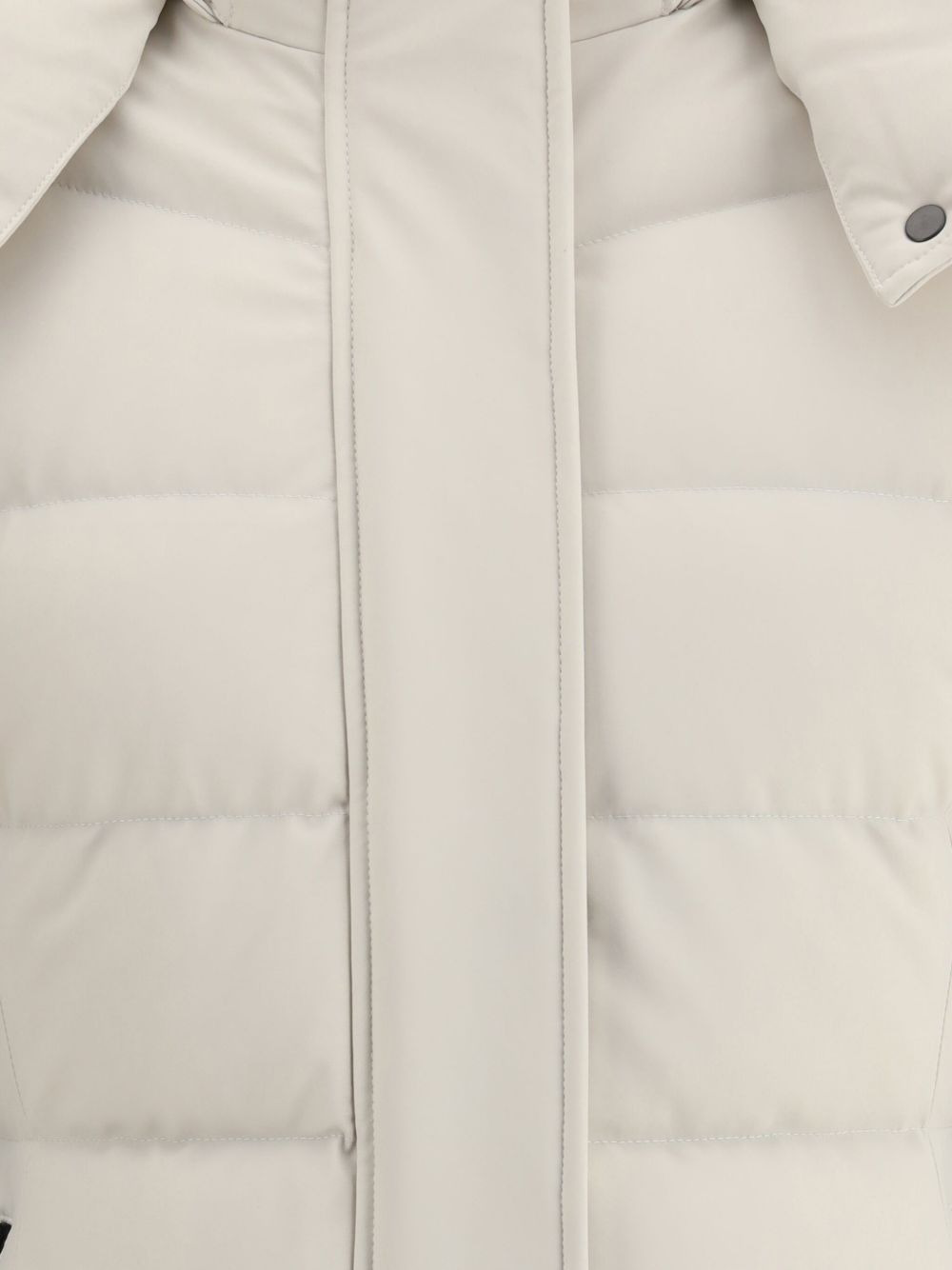quilted padded single-breasted coat - 3