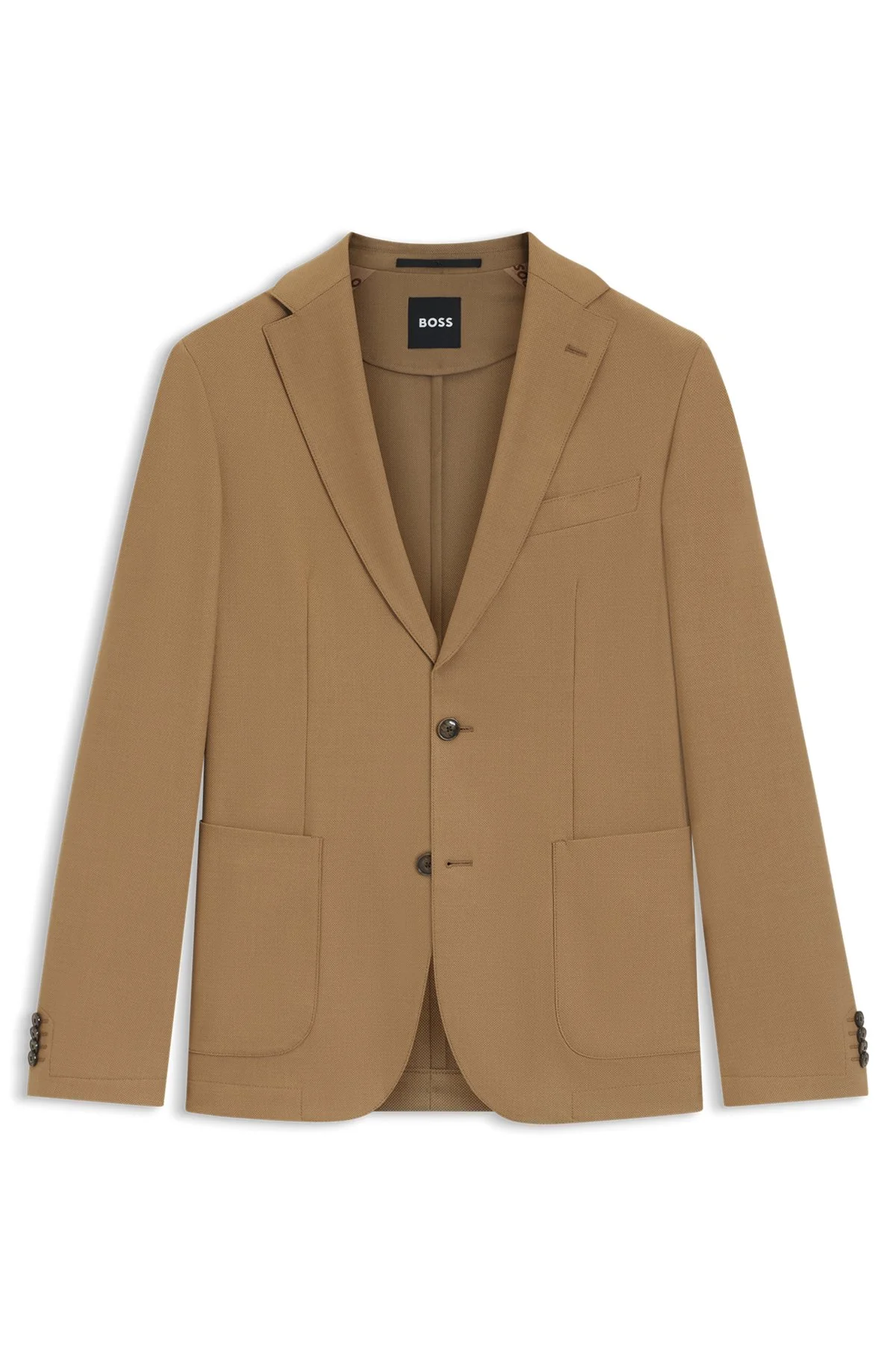 SLIM-FIT JACKET IN MACHINE-WASHABLE STRETCH FABRIC - 1