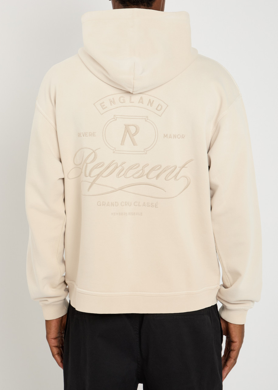 Represent Grand Vintage Embroidered Hooded Cotton Sweatshirt - 3