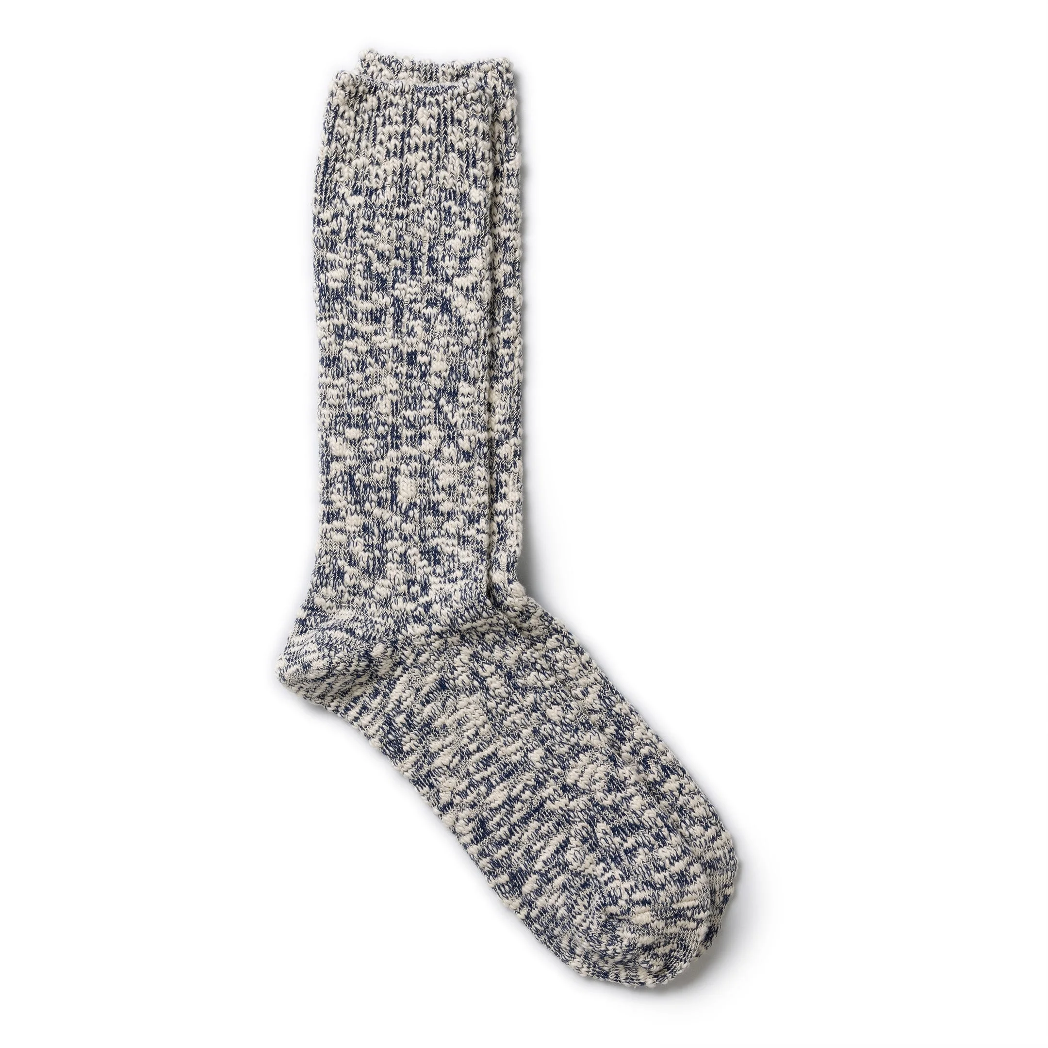 Anonymous Ism Light Slub Crew Sock Navy - 1