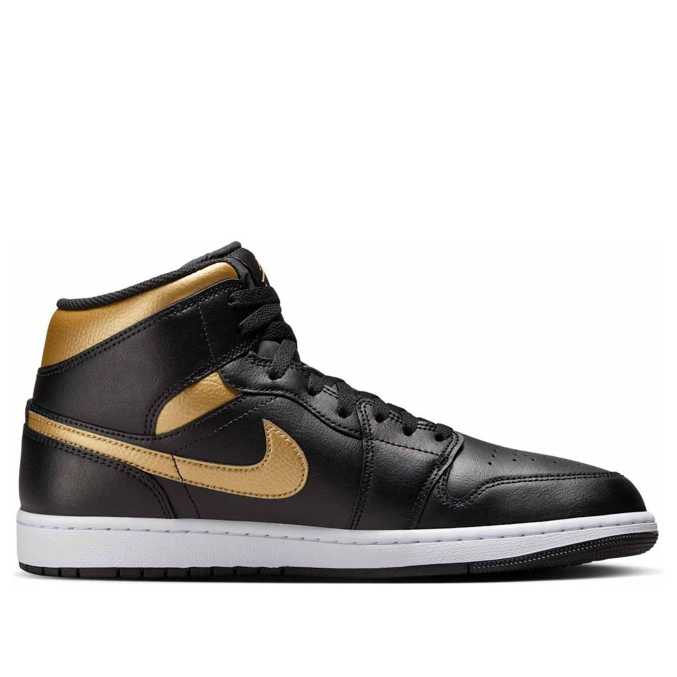 Air Jordan 1 Mid 'Black Metallic Gold' DQ8426-071 - 2