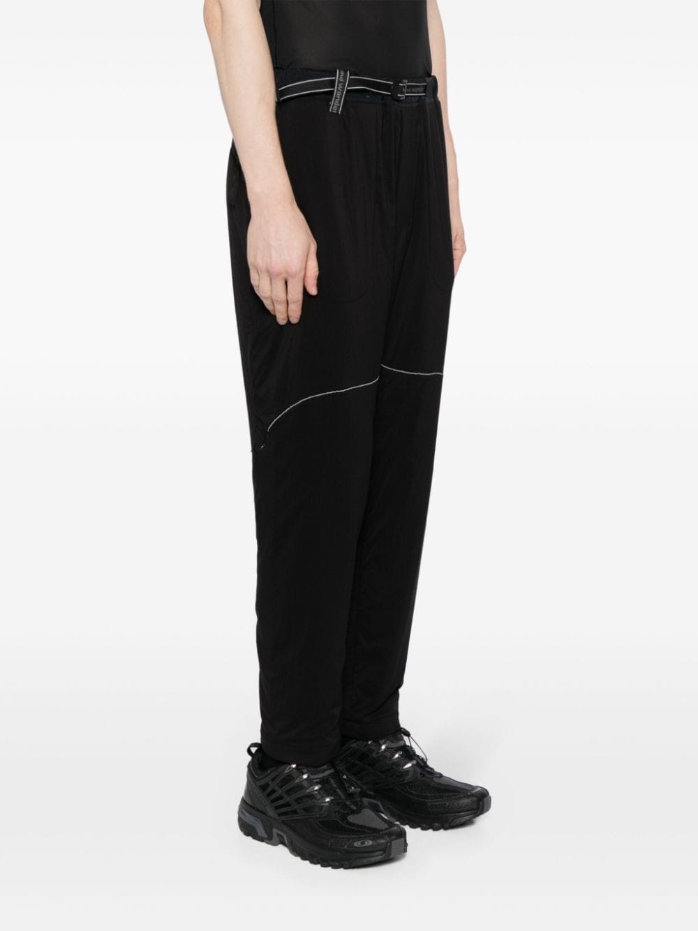 padded tapered trousers - 3