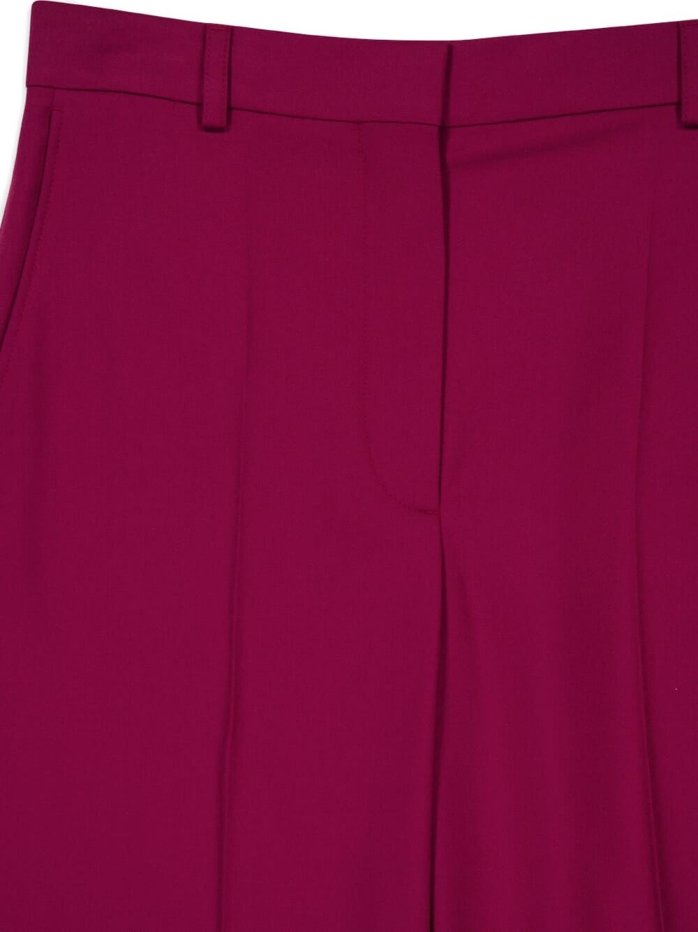 wool high-waisted tailored trousers - 3