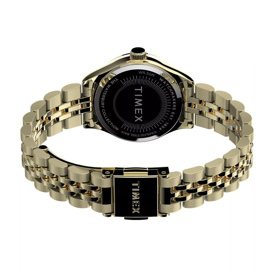 Timex - Timex Waterbury Legacy Quartz Gold Dial Ladies Watch TW2T86600 - 3