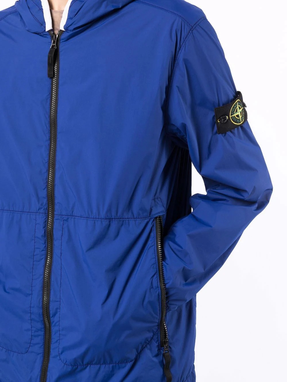 Compass logo-patch padded jacket - 5