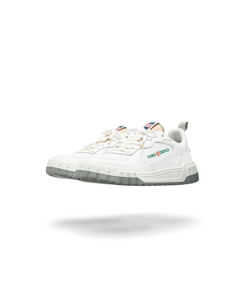 Mens Court White & Grey Sneaker | Casablanca Paris 4