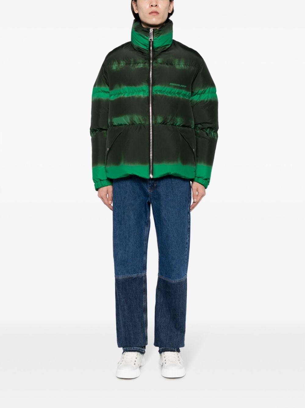 faded-effect puffer jacket - 2