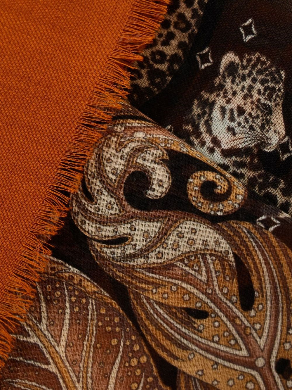 Printed cashmere stole - 3