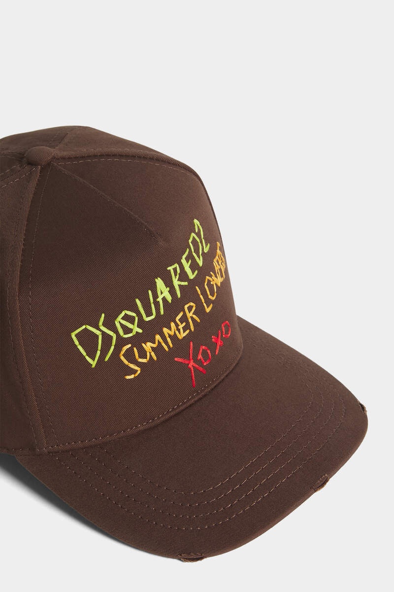 SUMMER LOVERS EMBROIDERED BASEBALL CAP - 5