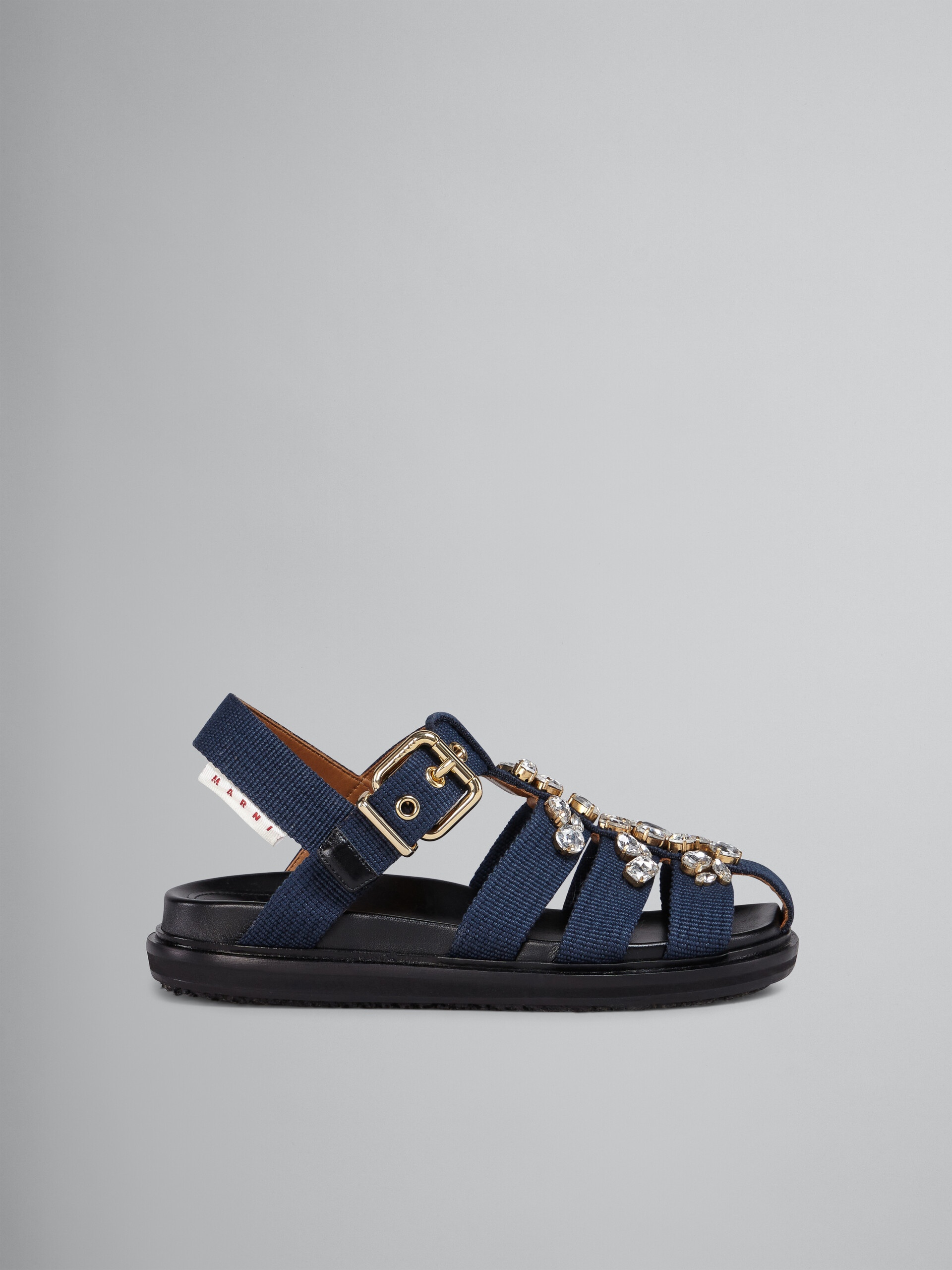 BLUE RIBBON FUSSBETT SANDAL WITH GLASS BEADS - 1