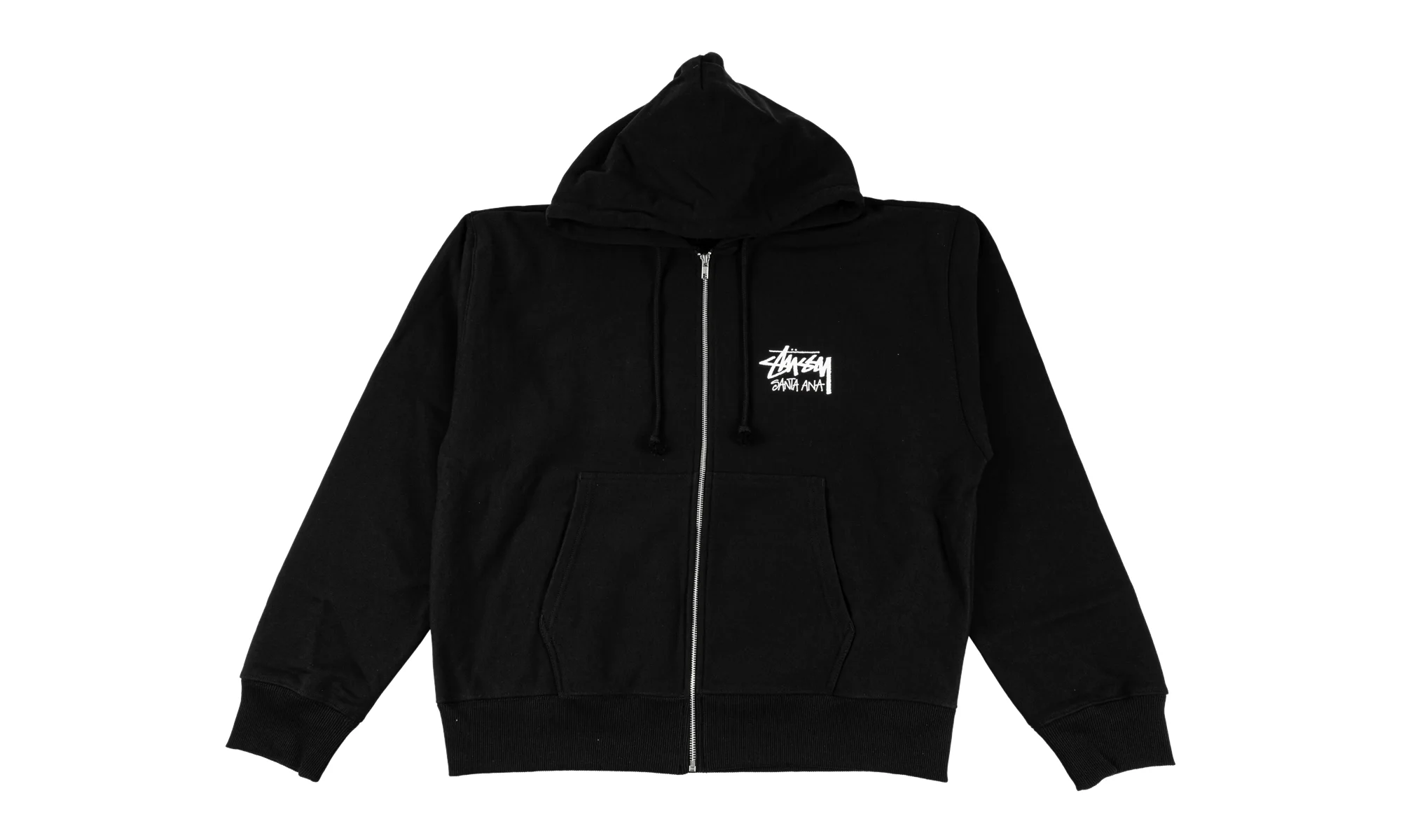 ZIP HOODIE "Santa Ana exclusive - Black" STUS538 - 1