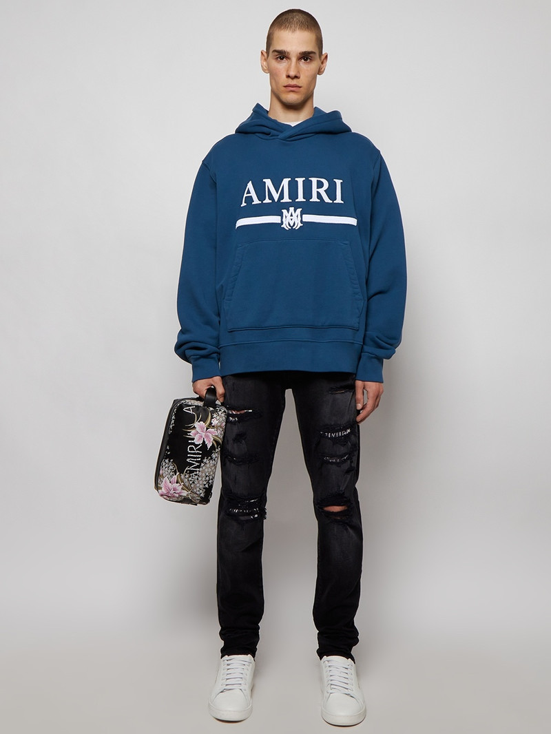 AMIRI Hibiscus Art Patch Jean Black outlook