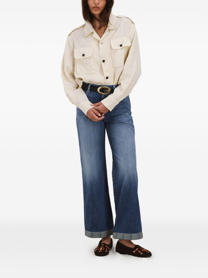 FORTELA Bonnie epaulettes pocket shirt outlook