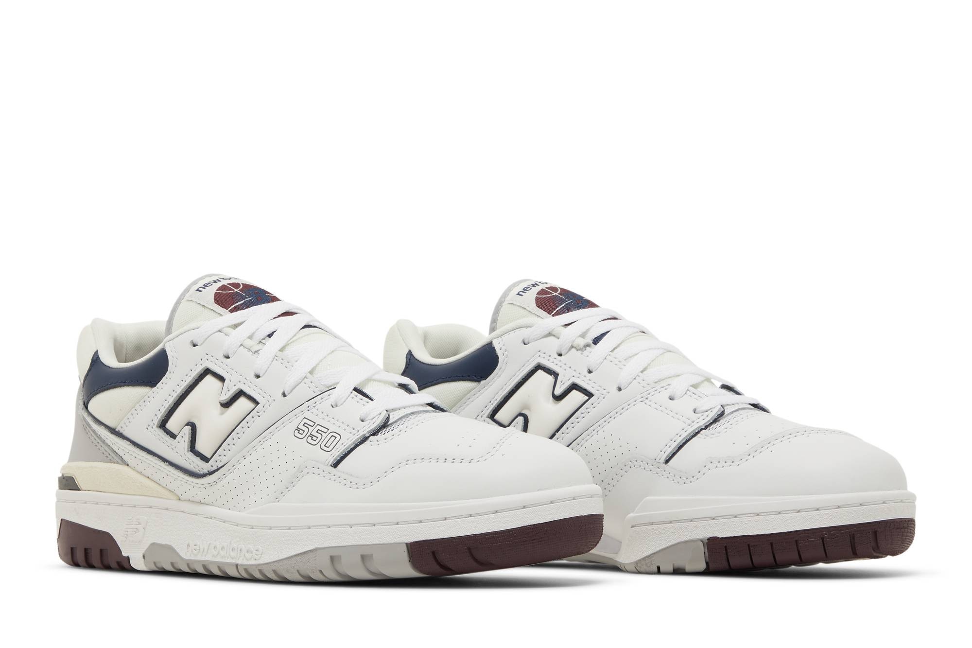 550 'White Indigo Burgundy' - 8