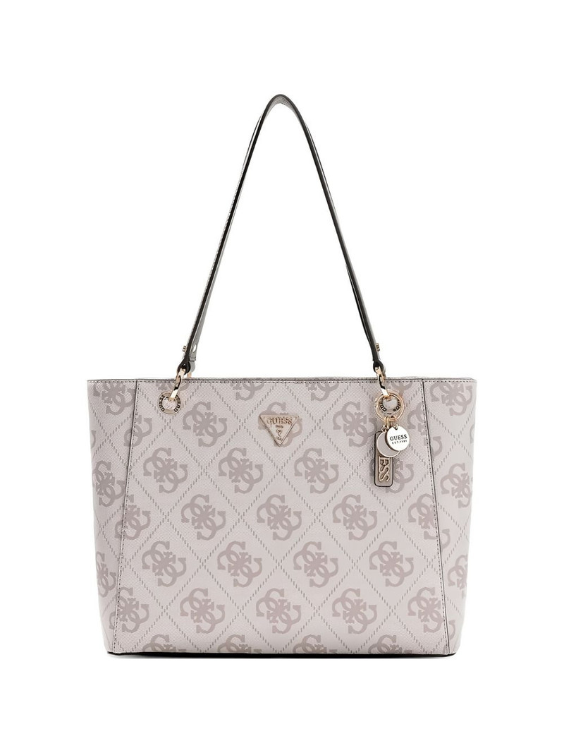 Noelle logo-pattern charm-detail tote bag 1