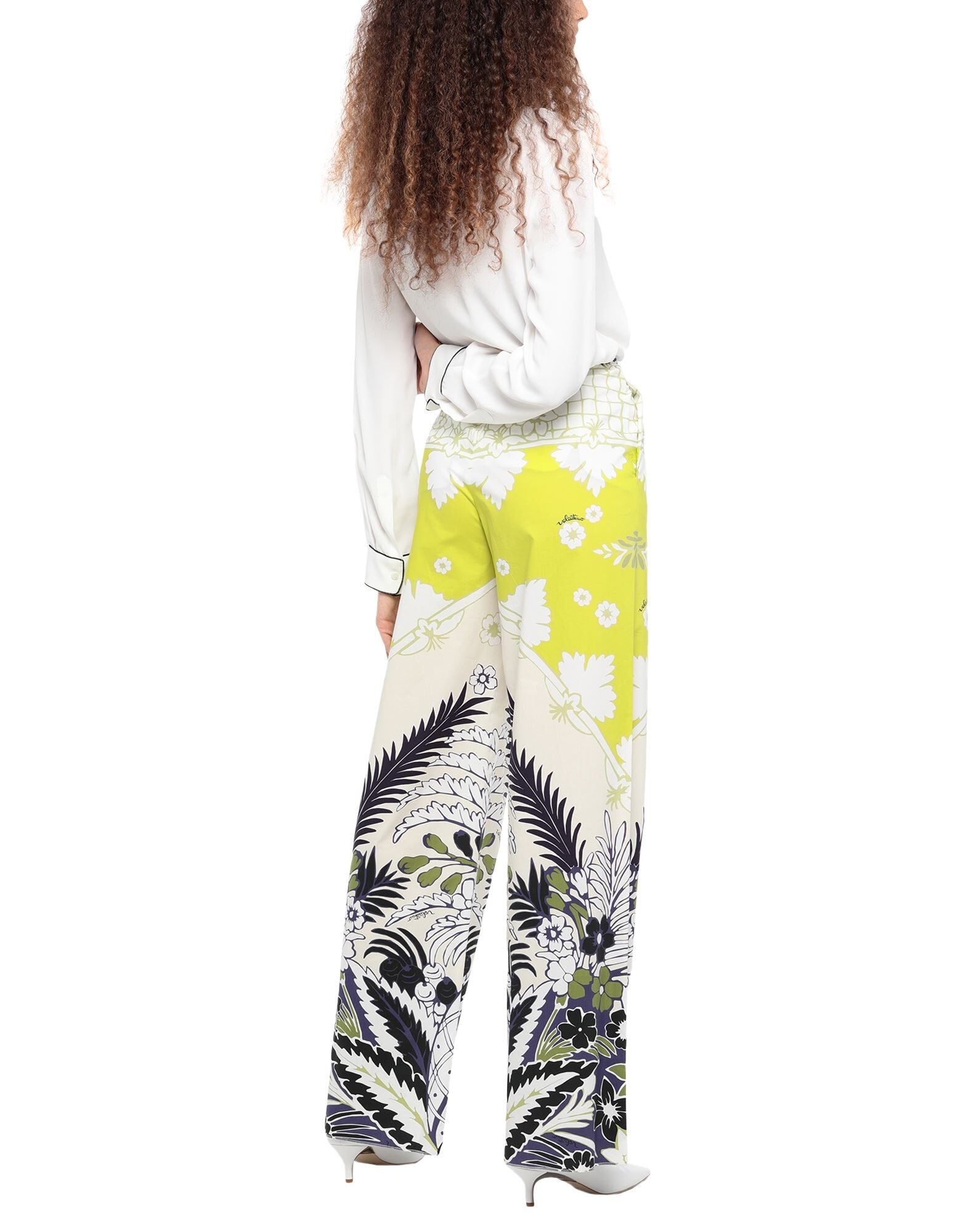 Acid green Women's Casual Pants - 3