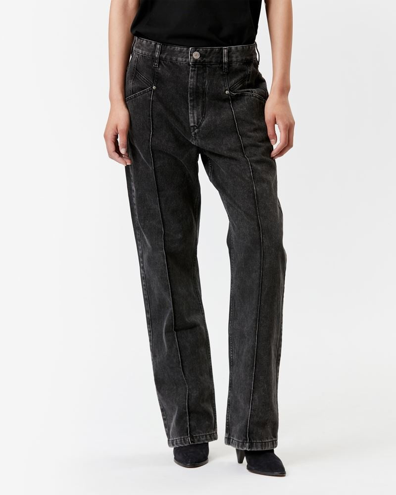 NADEGE STRAIGHT-CUT JEANS 4