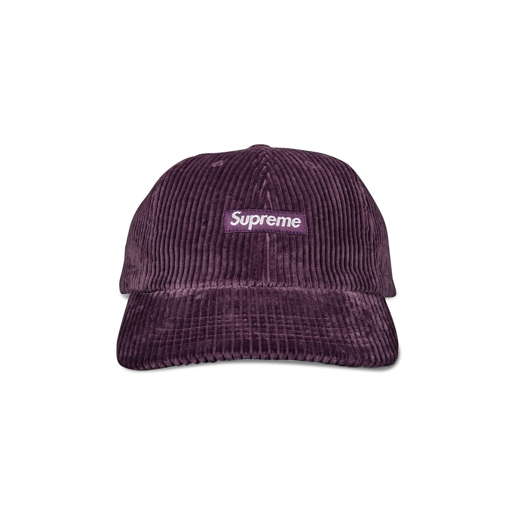 Supreme Ripple Corduroy Small Box 6-Panel 'Purple'