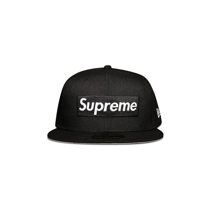Supreme x New Era Champions Box Logo Hat 'Black' - 1
