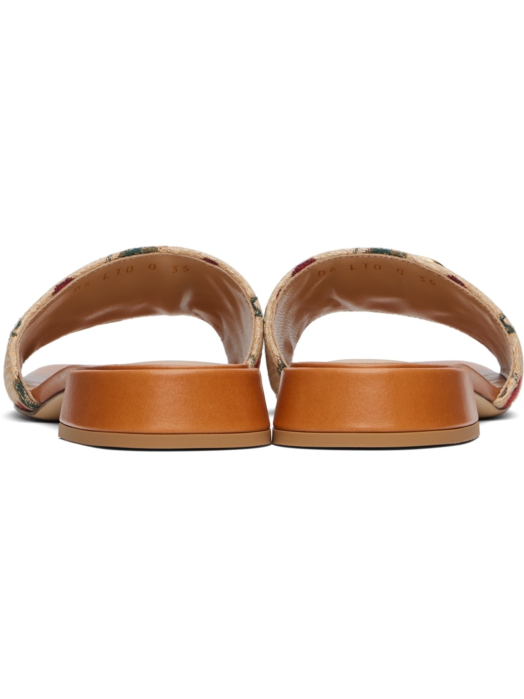 Off-White VLogo Signature Cherryfic Slide Sandals - 2