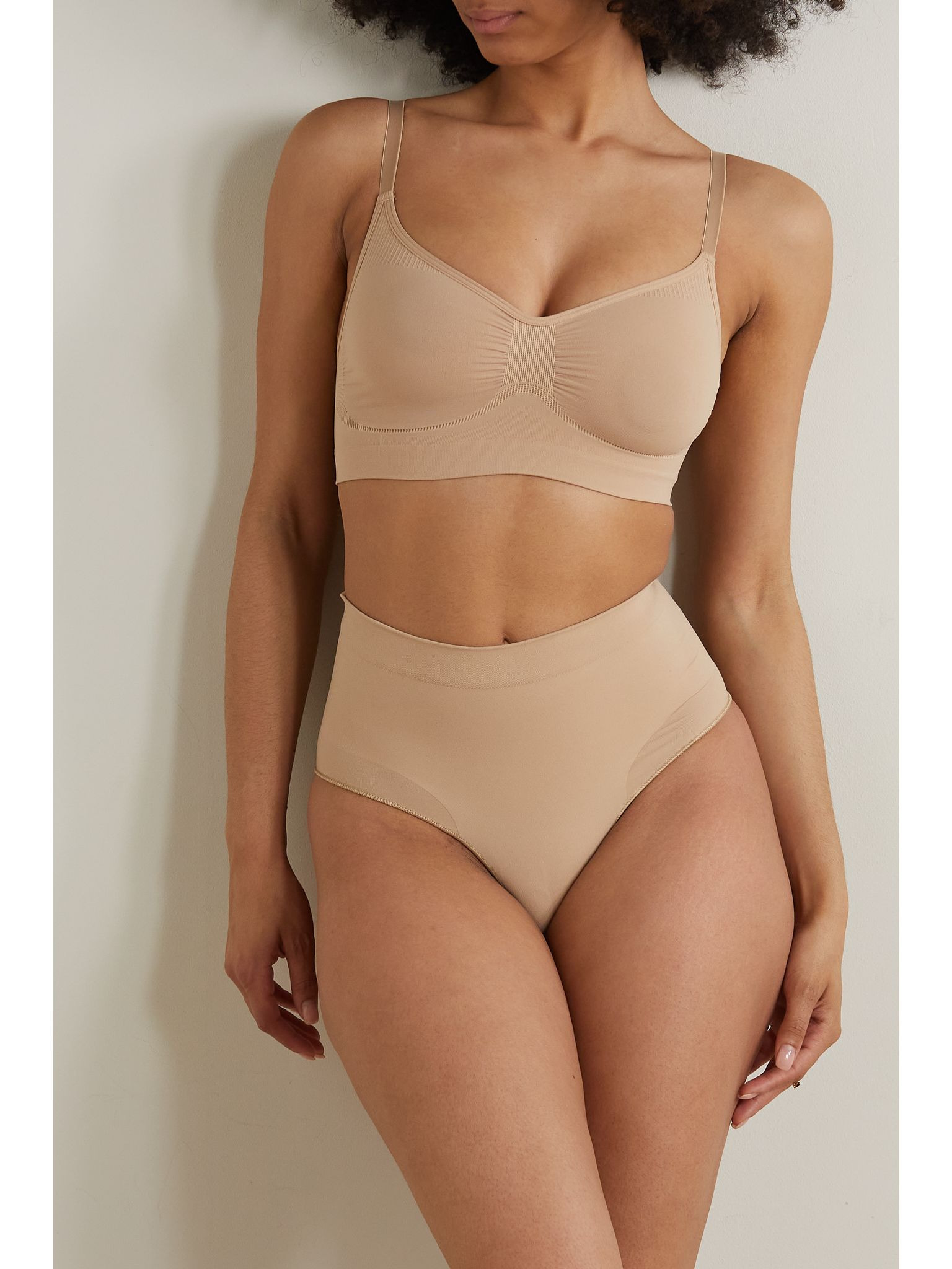 Seamless Sculpt Sculpting Mid Waist briefs - Mica Beige - 2